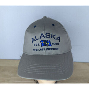 Alaska The Last‎ Frontier Est 1959 SnapBack Hat Alaskan Outfitters. Ketchikan AL
